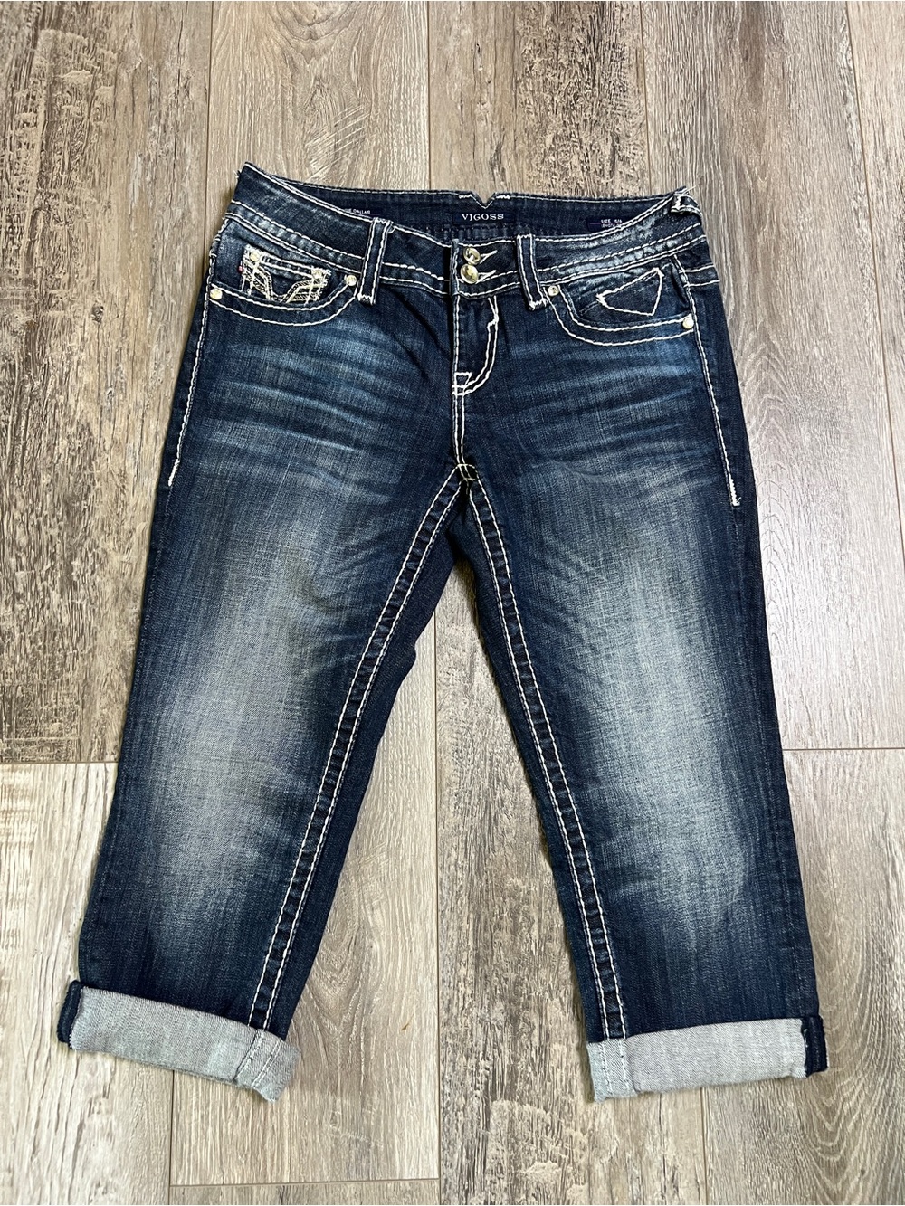 Vigoss The Dallas Capri Jeans Women’s Size 5/6 Length 21